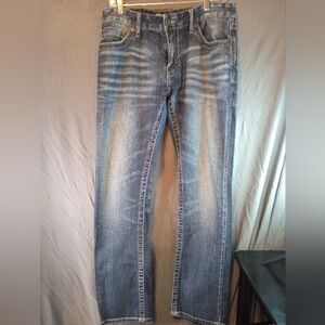Classic BKE Blue Denim Straight Leg Denim Jeans